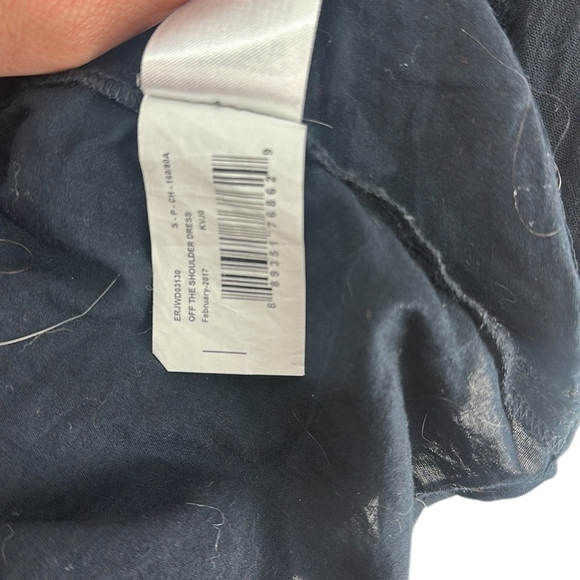 Roxy dress off the shoulder mini coverup boho beach vacation vibes sz sm - Picture 14 of 15